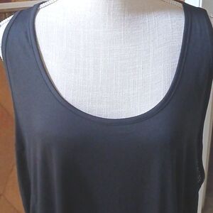 AVIA Athletic Sleeveless Cut Out Black Tank Top Plus Size XXXL Size 22